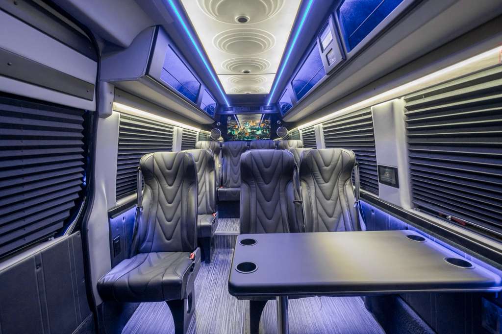 Executive Sprinter Limo Interior