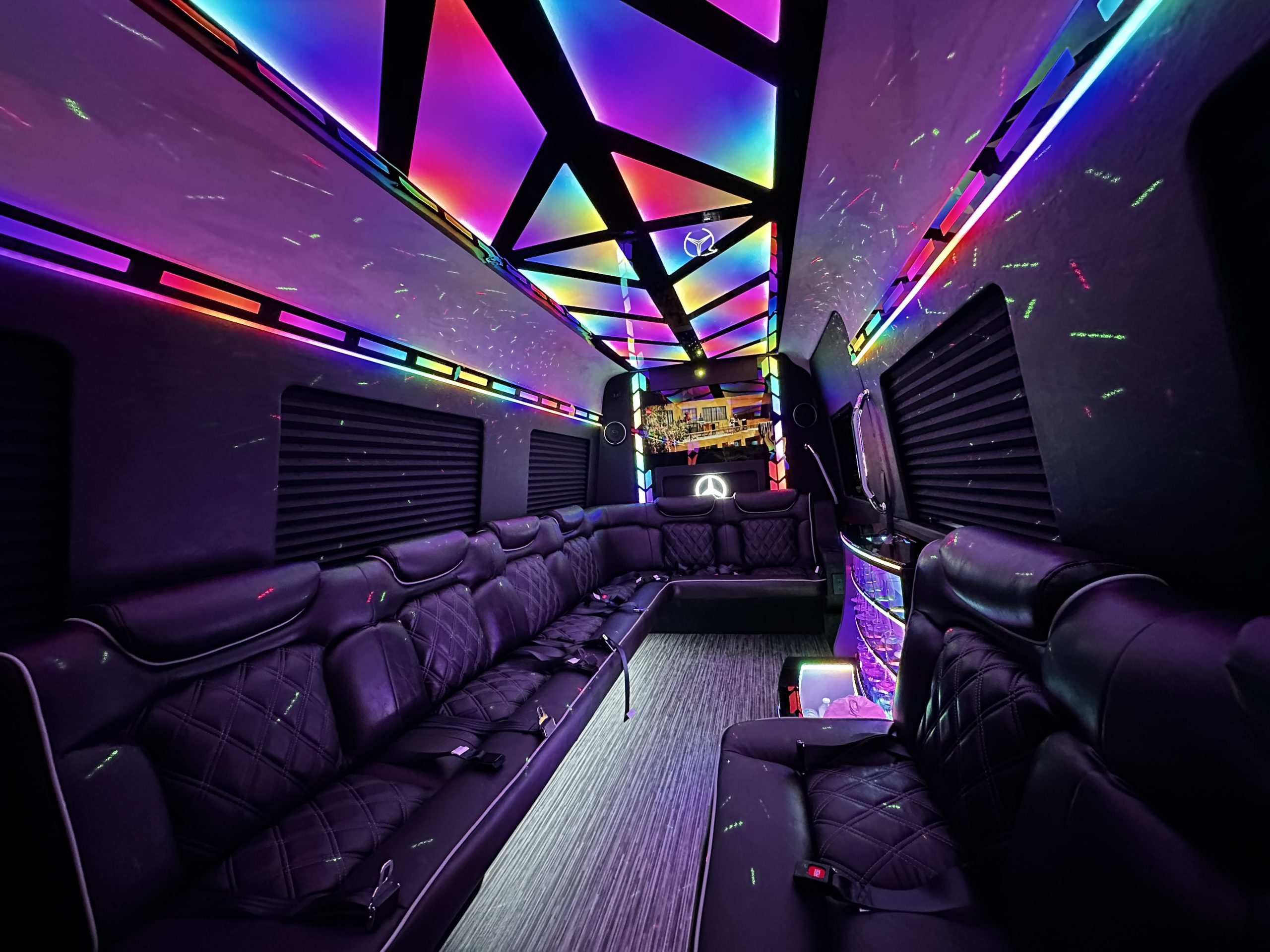 Party Style Sprinter Limo Interior